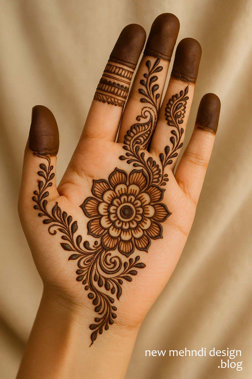 Simple Back Hand Mehndi Design?