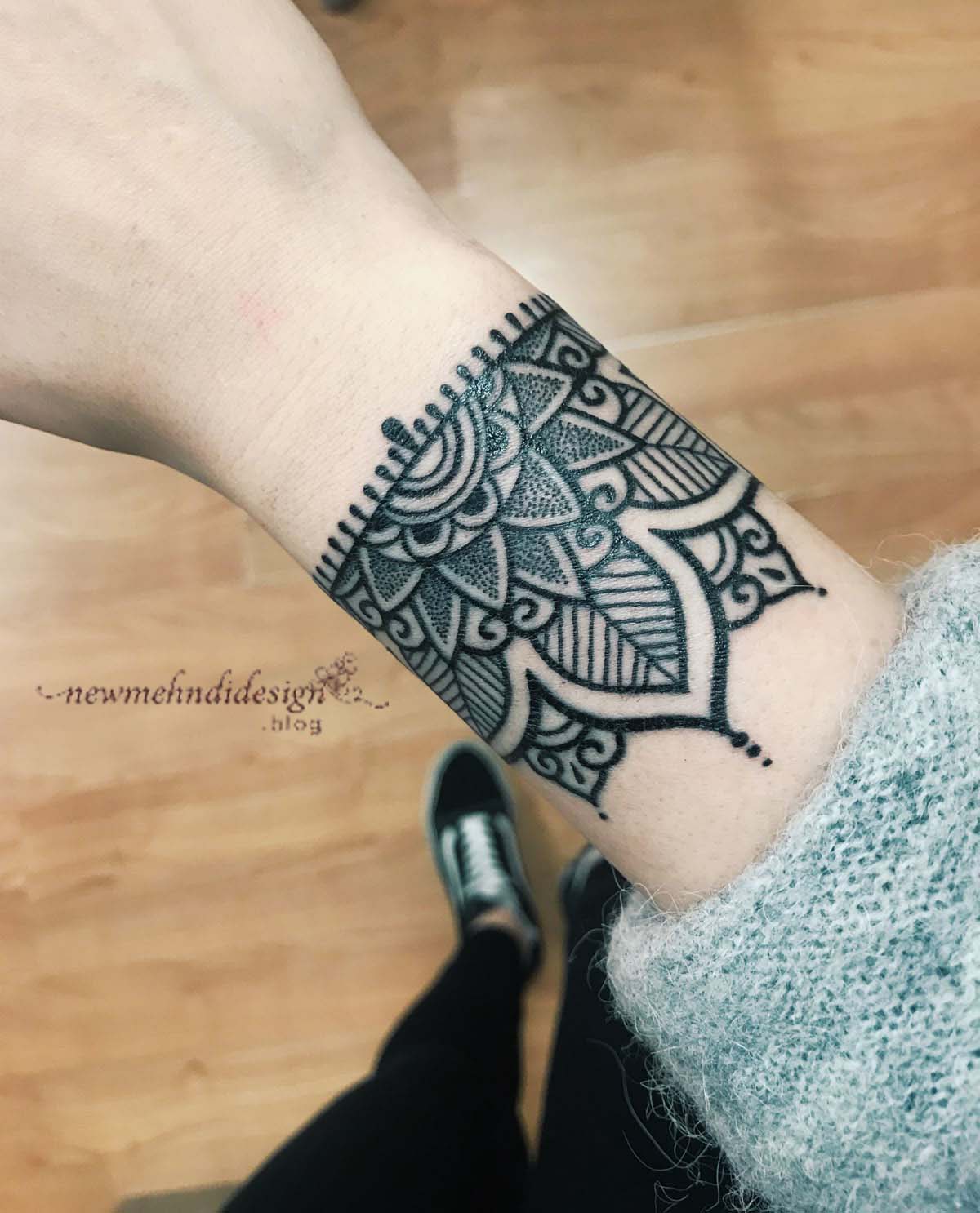 Half-Mandala Cuff