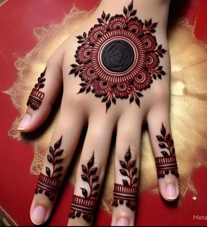 Timeless Charm henna design