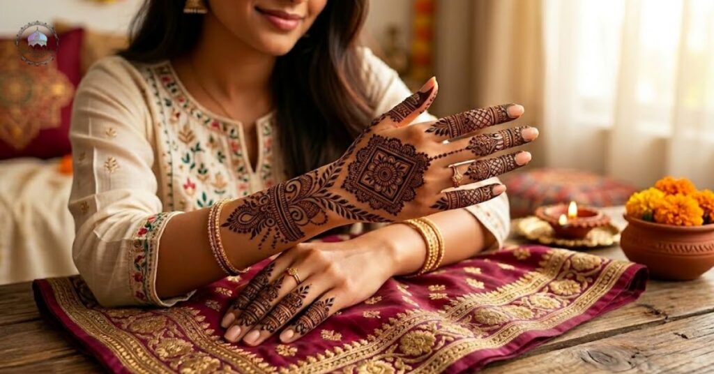 Stylish Front Hand Mehndi Design in 2025