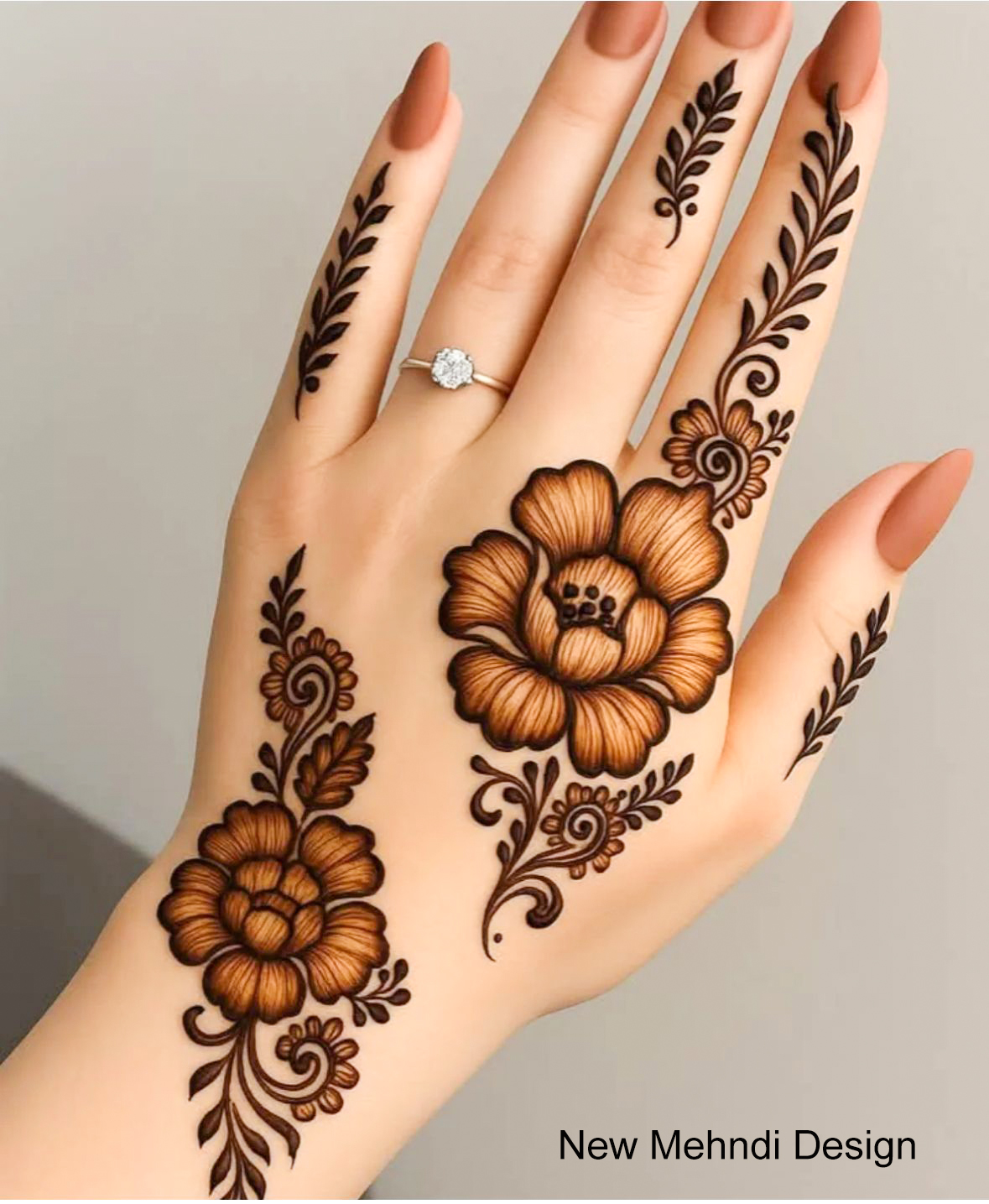 Minimalist Simple Mehndi Design