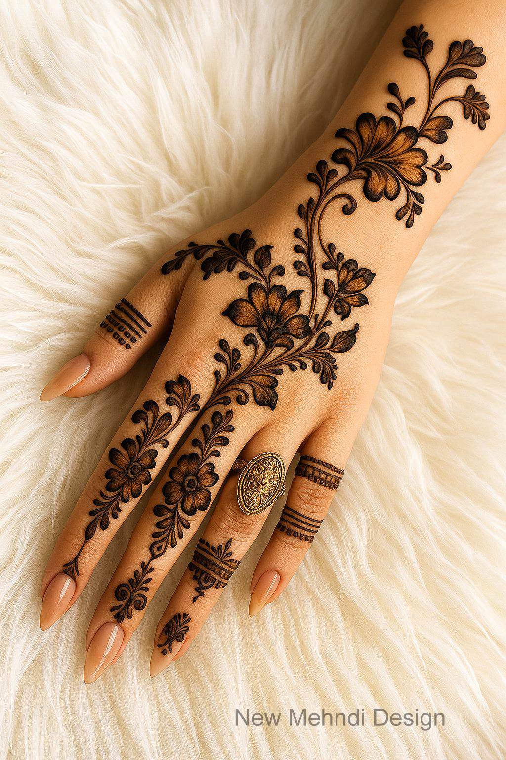 Finger Simple Mehndi Design