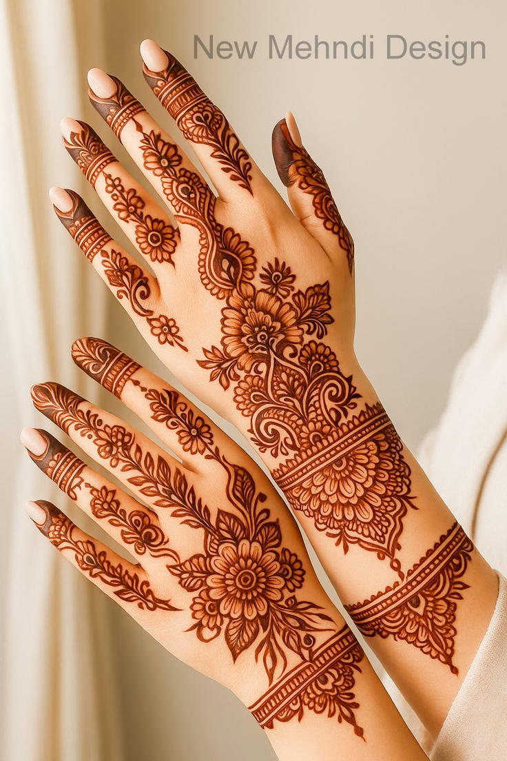 Bridal Simple Mehndi Design