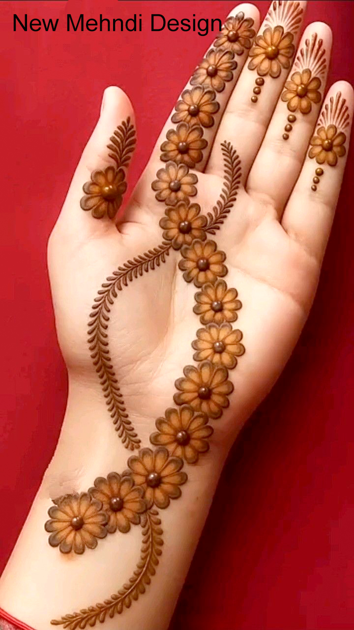 Quick Simple Mehndi Design