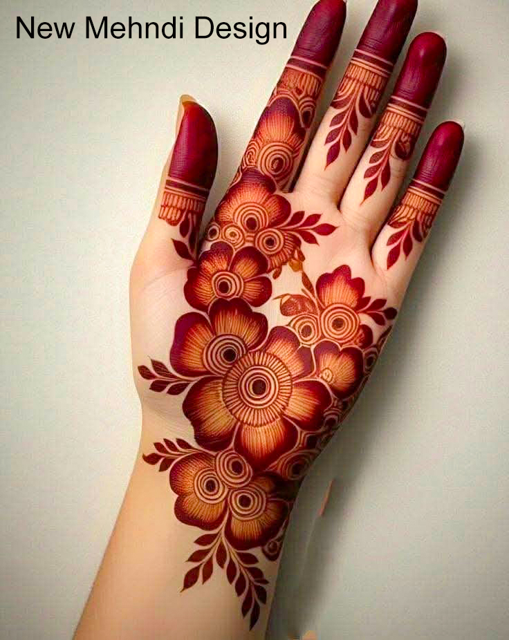 Indian Simple Mehndi Design