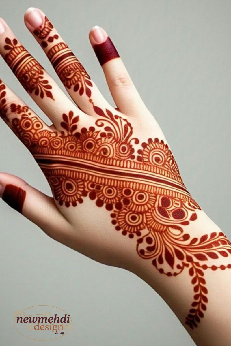 Geometric and Minimalist Mehndi Designs