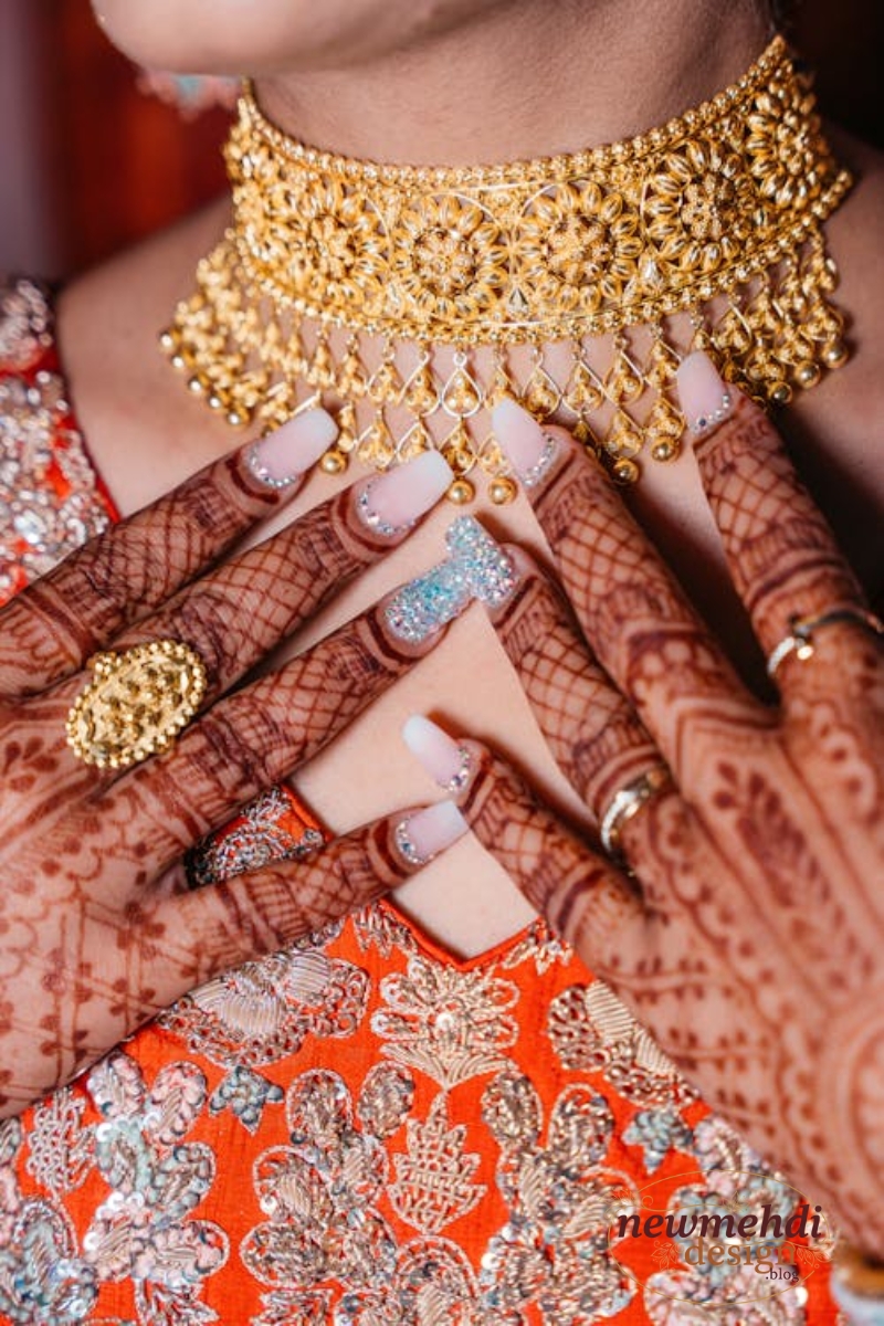 Front & Back Mehndi Design