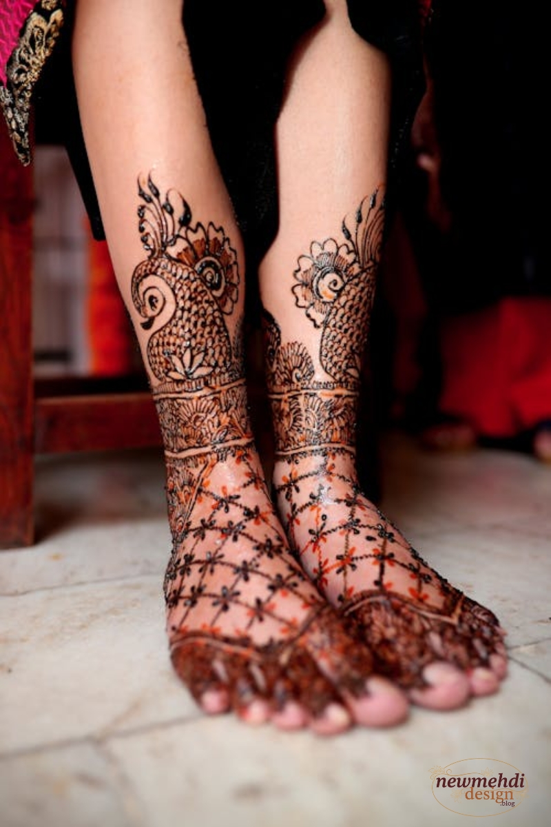 Beautiful Feet Mehndi Designs