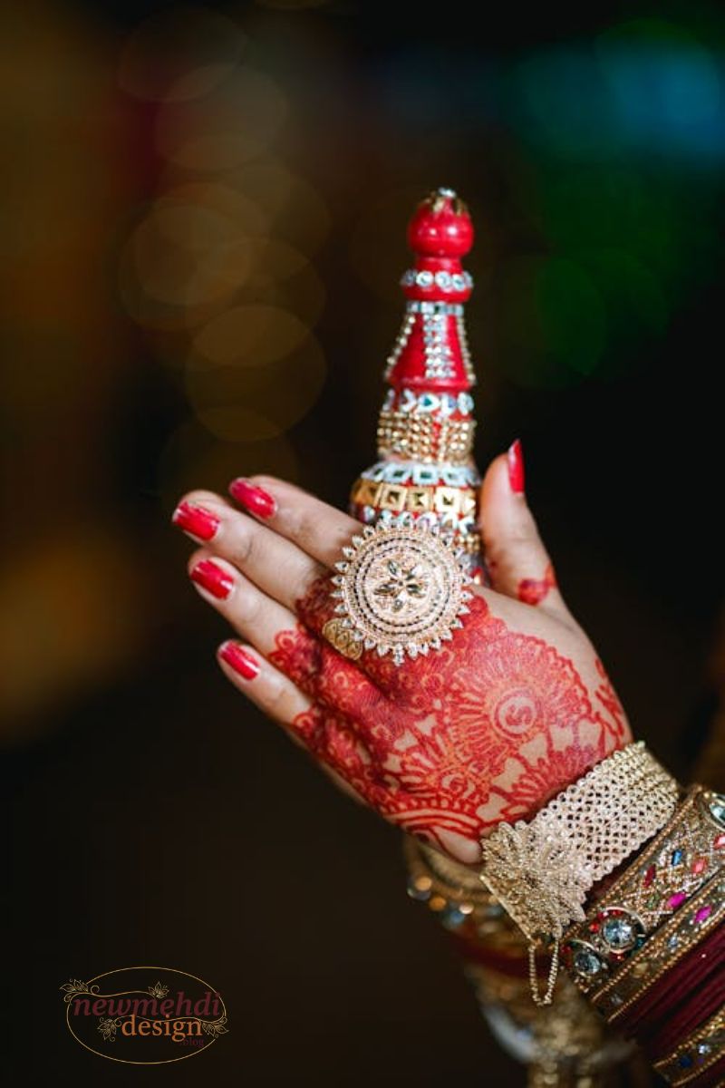 Full Hand Arabic Mehndi Designs for Brides