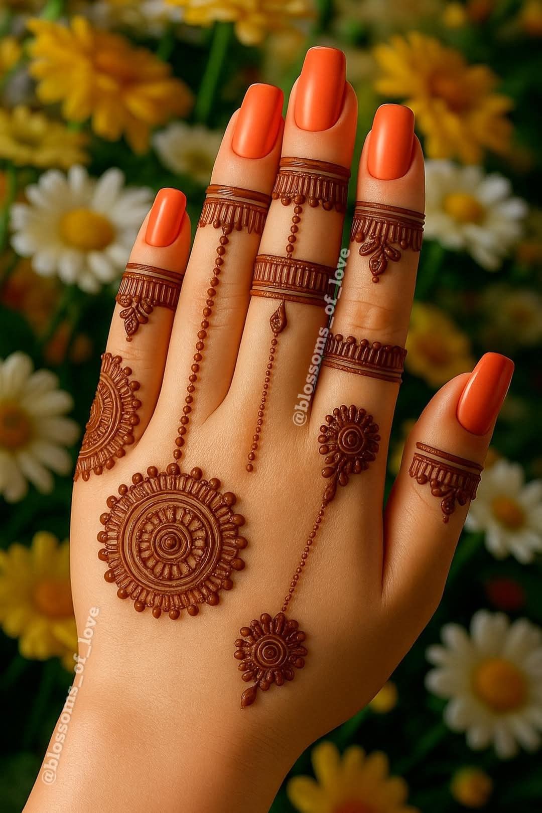Easy Finger Mehndi Designs