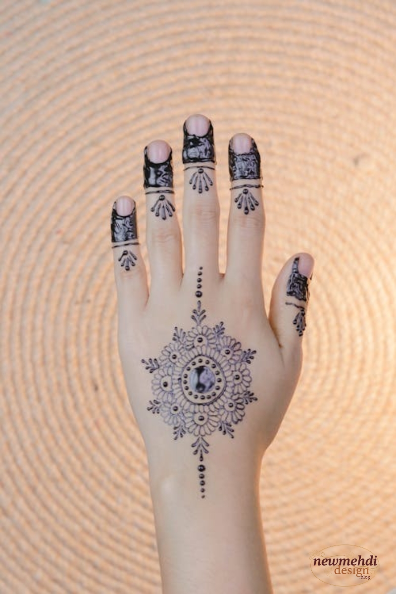 Finger Mehndi Designs with Modern Twist