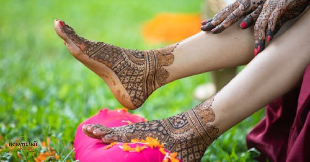 Arabic Mehndi Designs for Feet