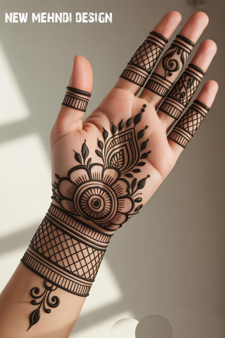 Dotted Mehandi Pattern