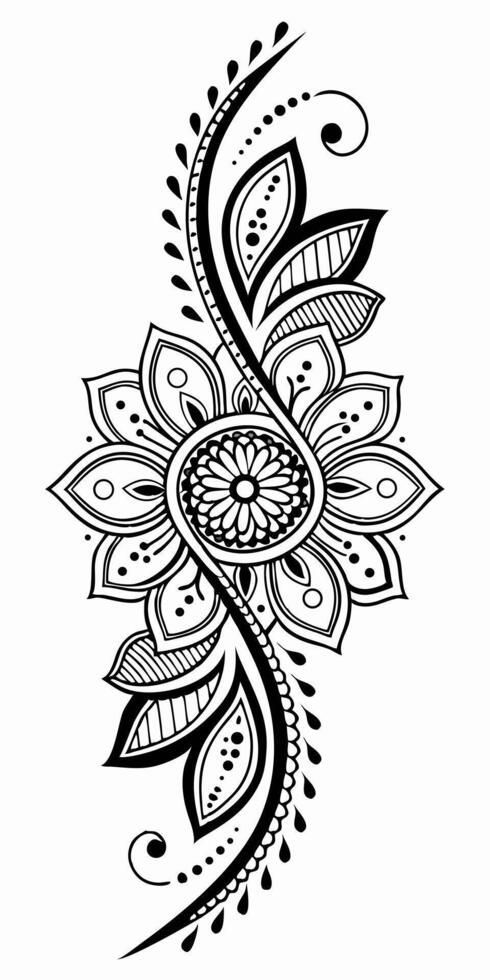 Vine and Leaf Pattern