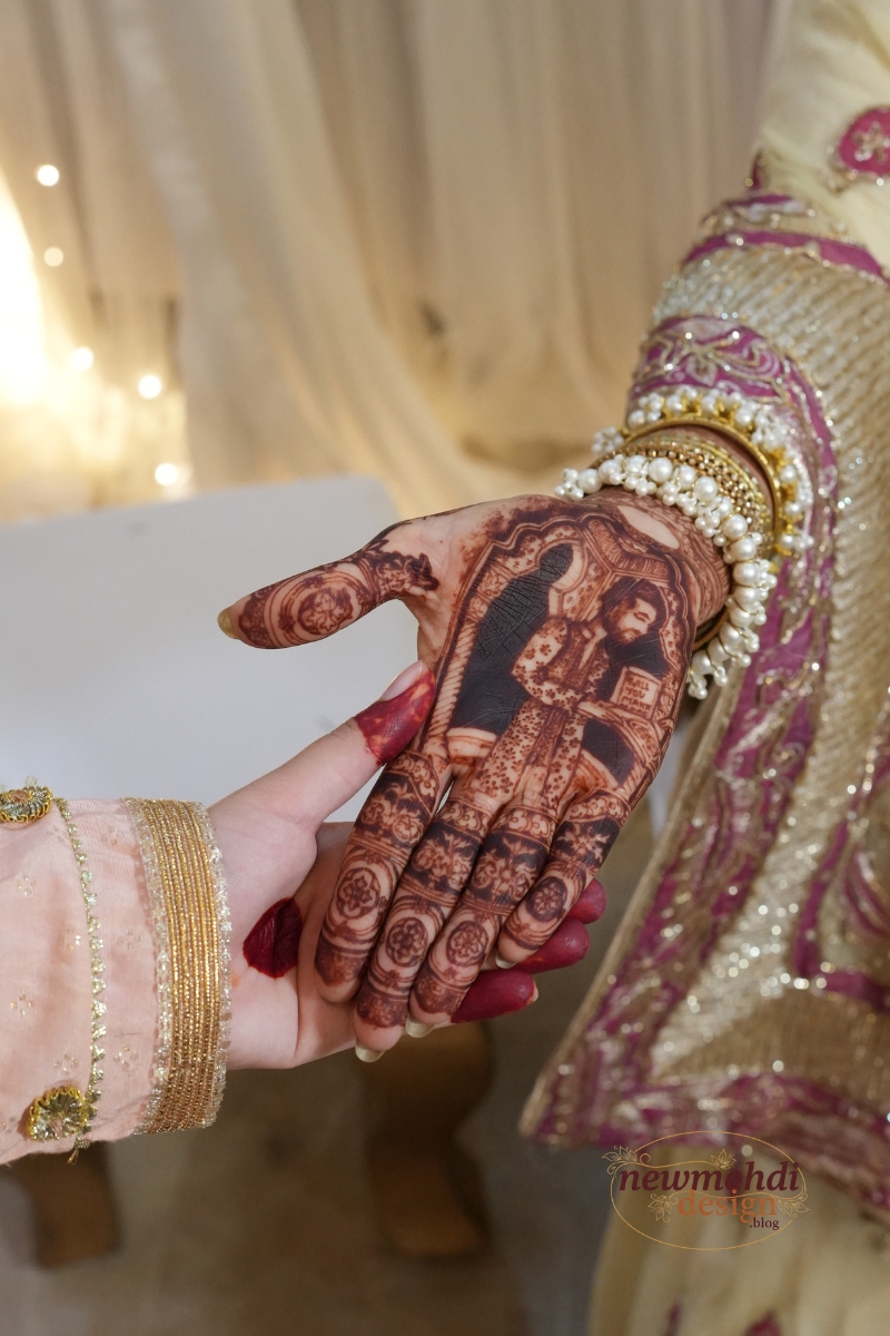 simple design of arabic mehndi