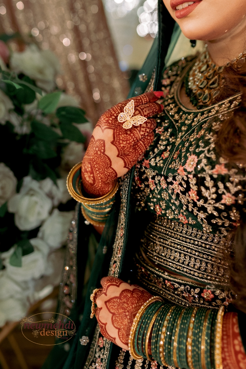 simple design of arabic mehndi