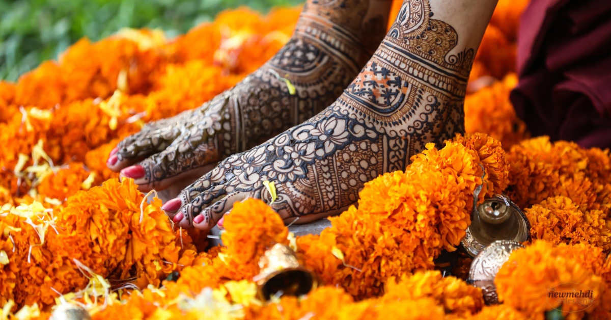 foot mehndi design