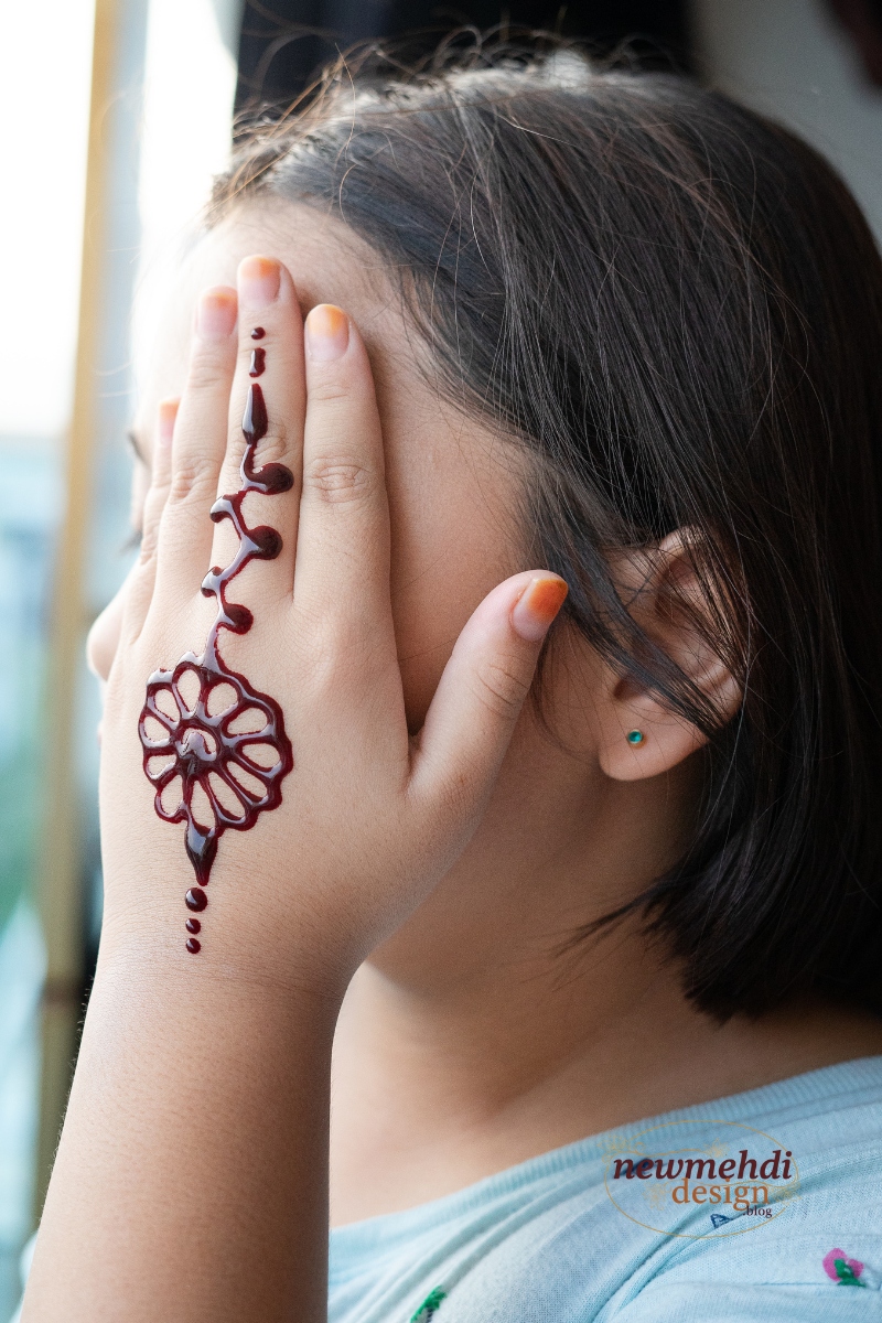 mehndi designs for kids