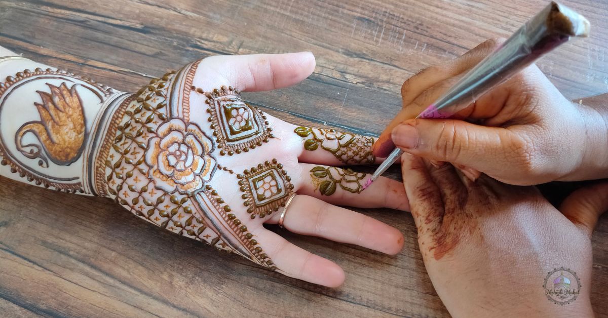 Fusion and Creative Back Hand Mehndi Designs