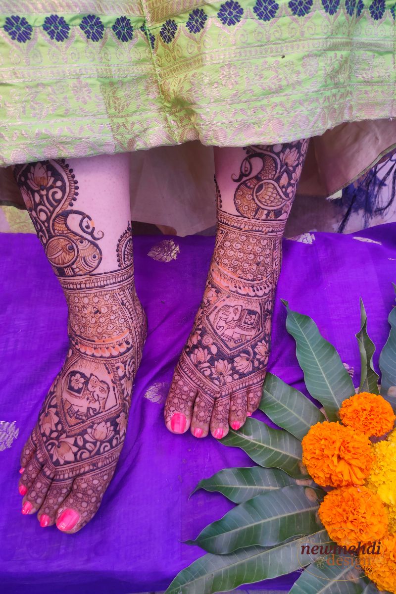 mehndi designs for hands and feet