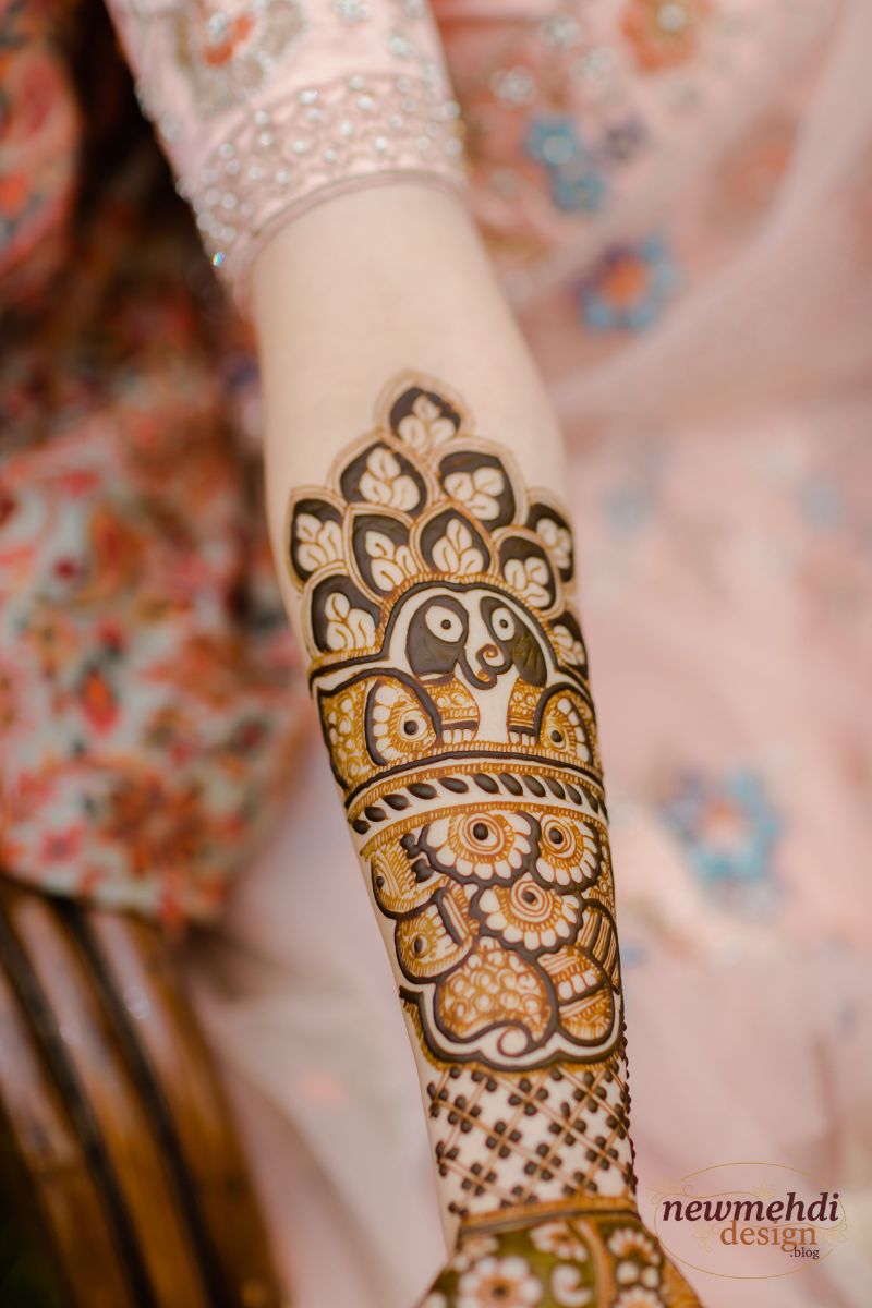 easy mehndi design for karva chauth