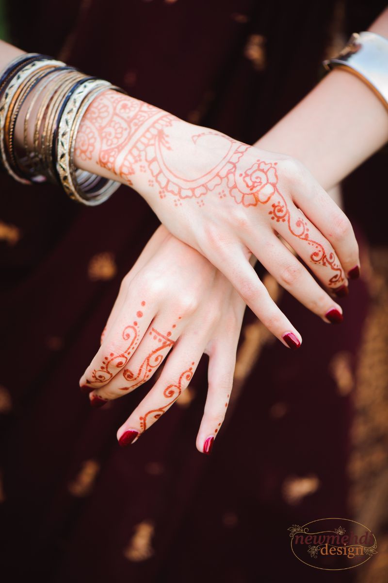easy full hand mehndi design