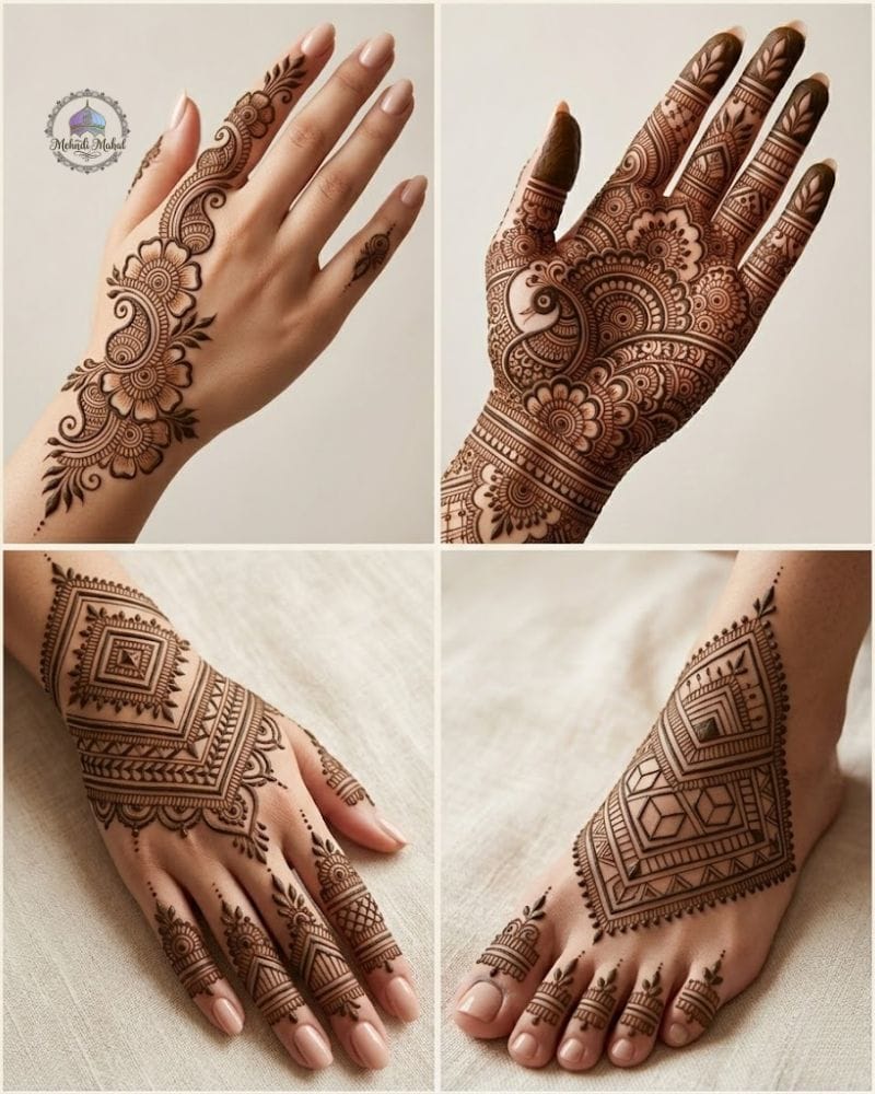 Types of Mehndi Designs