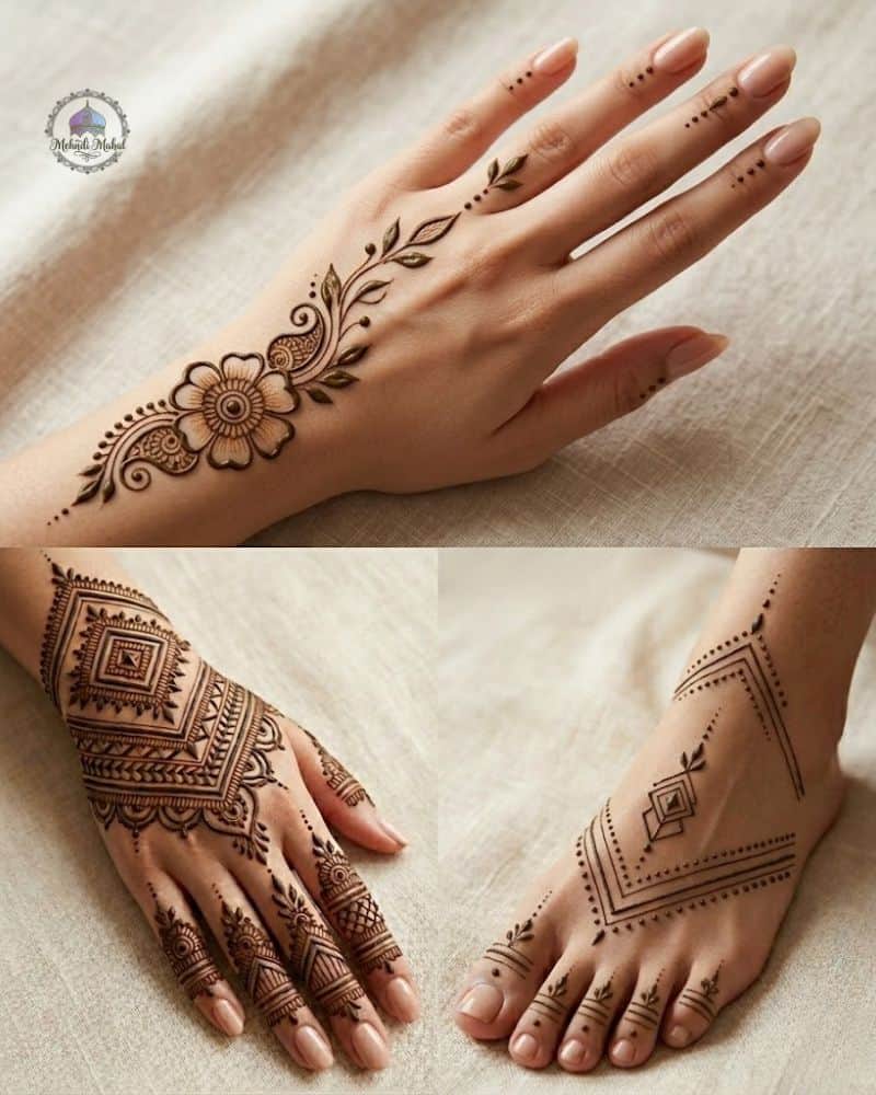 Simple Mehndi Designs for Beginners