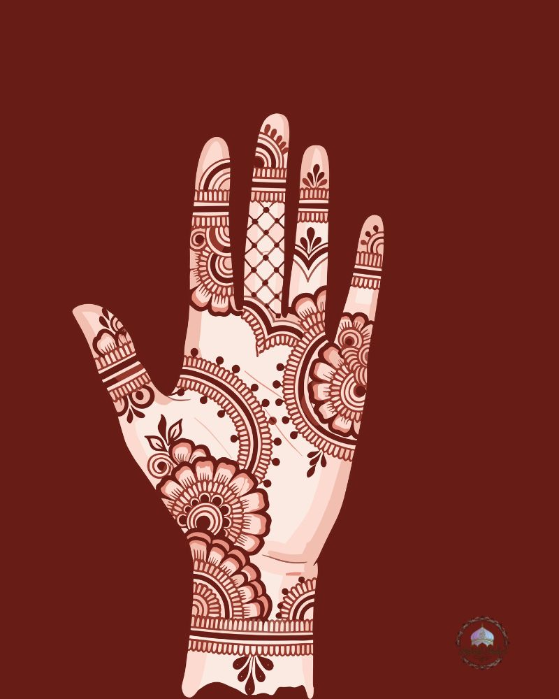 eid mehndi designs front hand