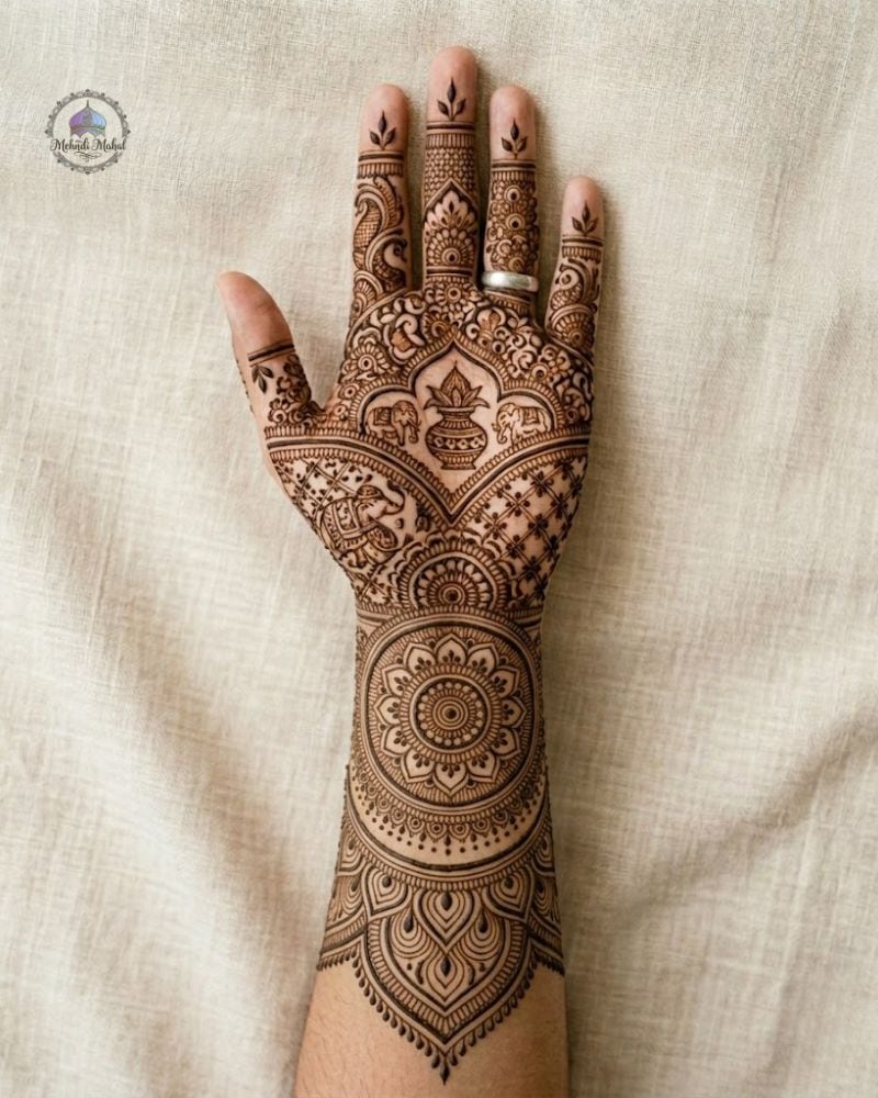 latest groom mehandi designs