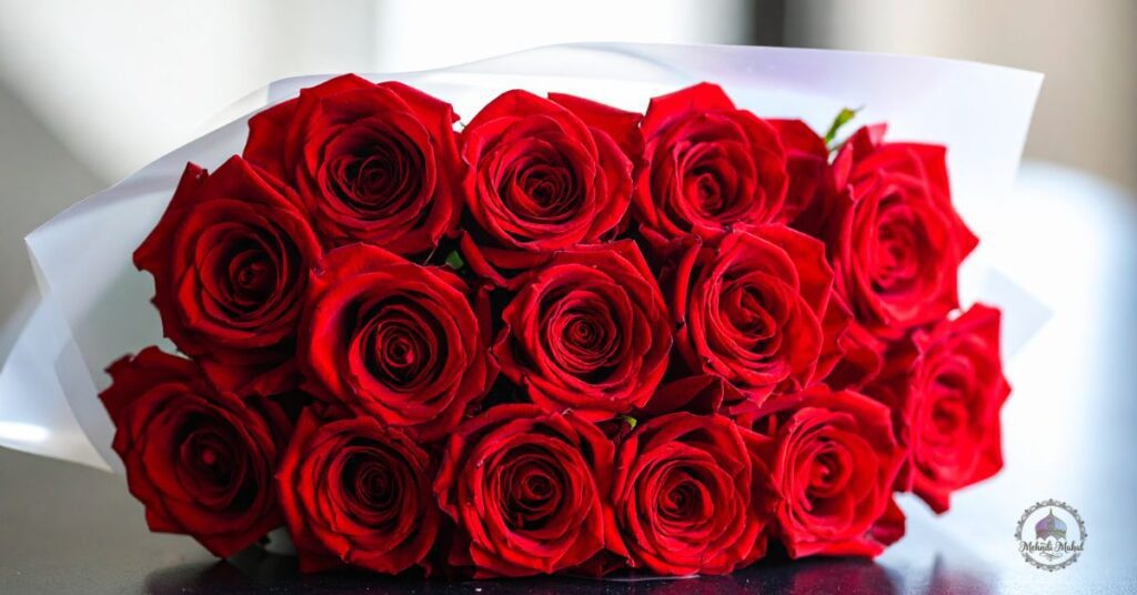 glitter roses bouquet