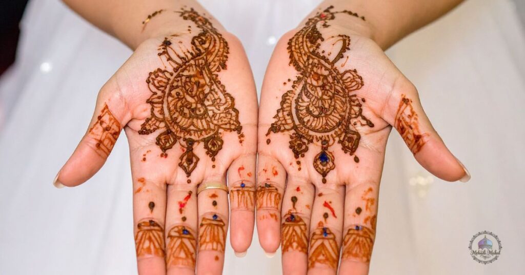 lotus flower mehndi design