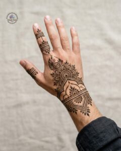 men mehndi design