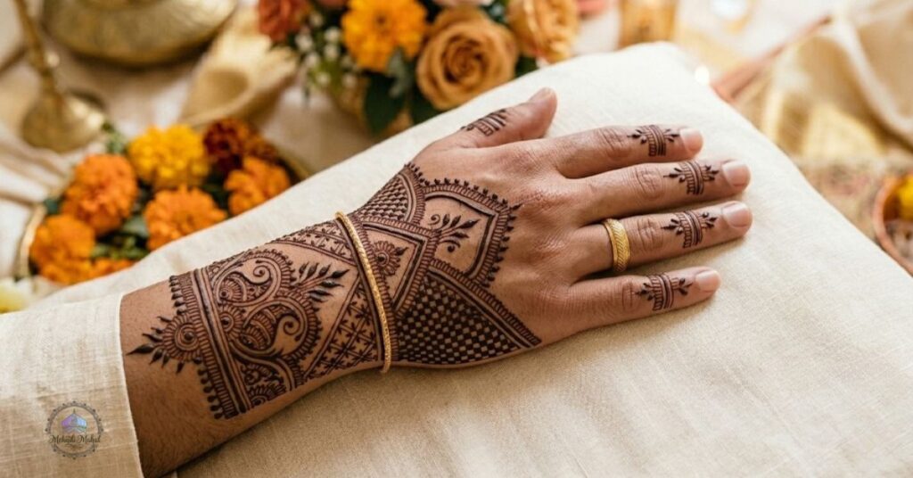 Latest groom mehndi design 2026