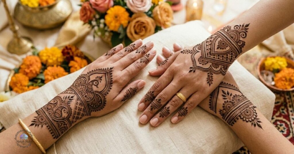 Simple groom mehndi design for beginners
