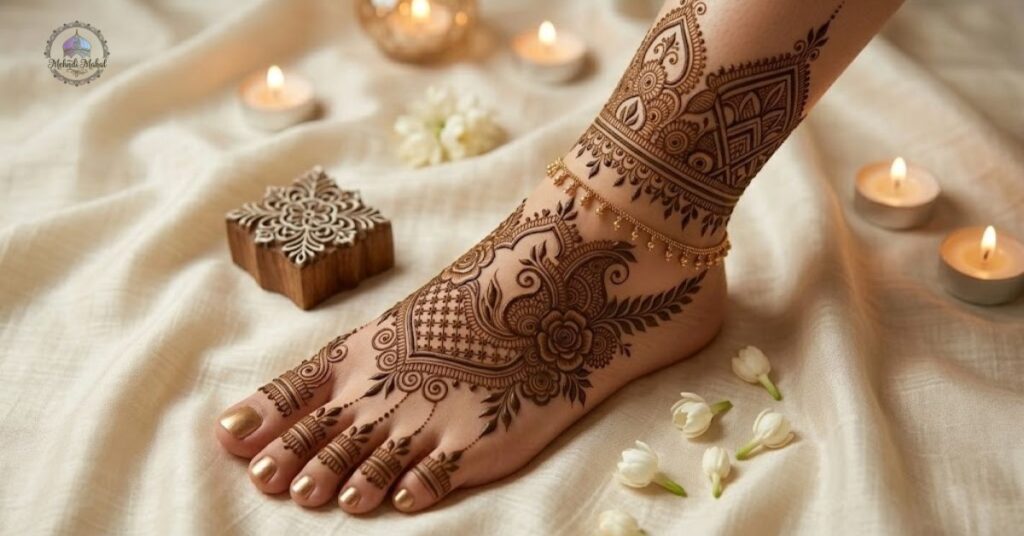 Floral Foot Mehndi Designs (Fresh & Elegant Picks)