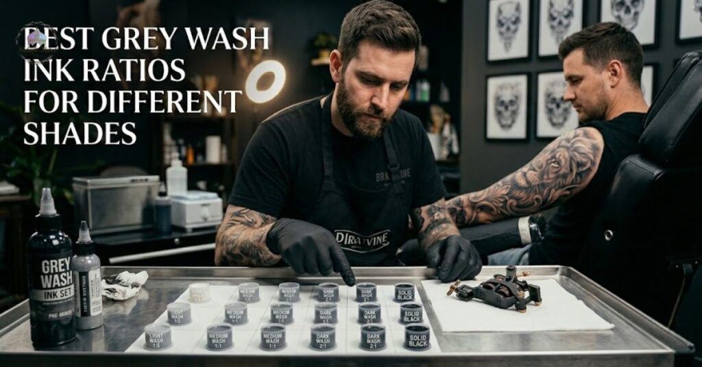 Best Grey Wash Ink Ratios for Different Shades