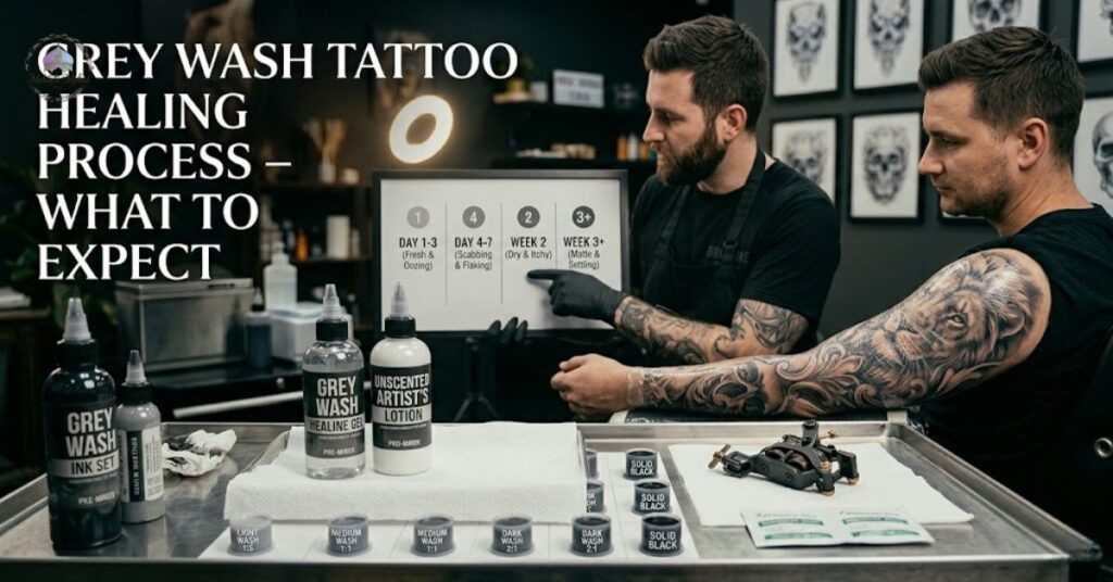 Grey Wash Tattoo Healing Process – What to Expect