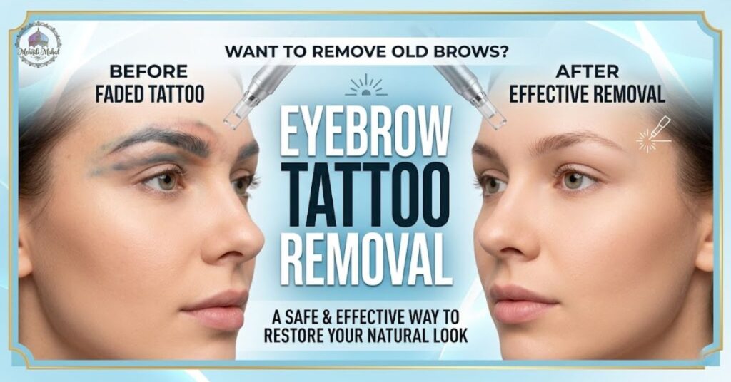 eyebrow tattoo removal