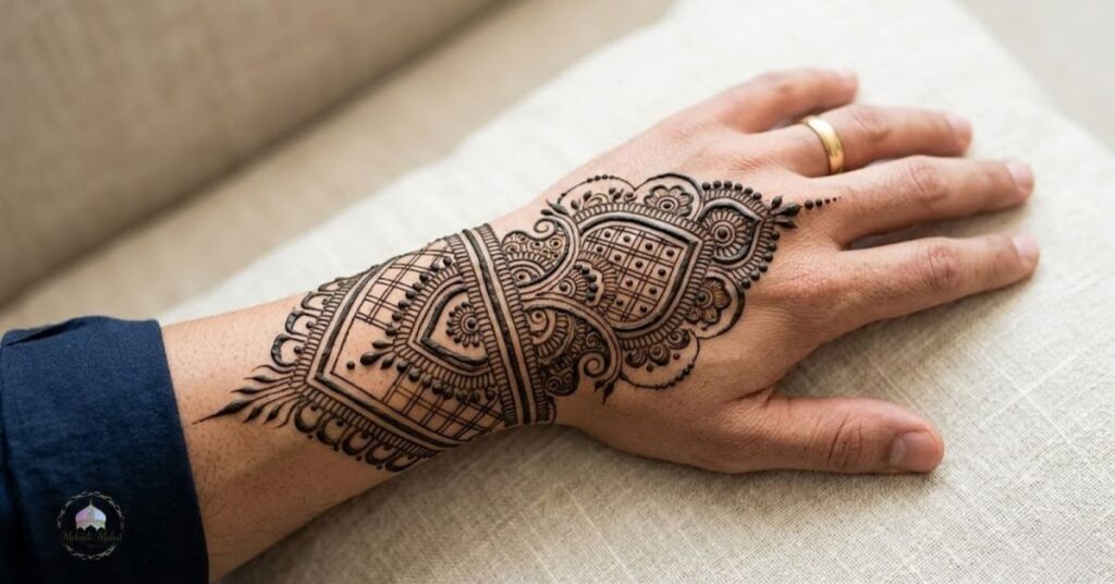 gents mehndi design