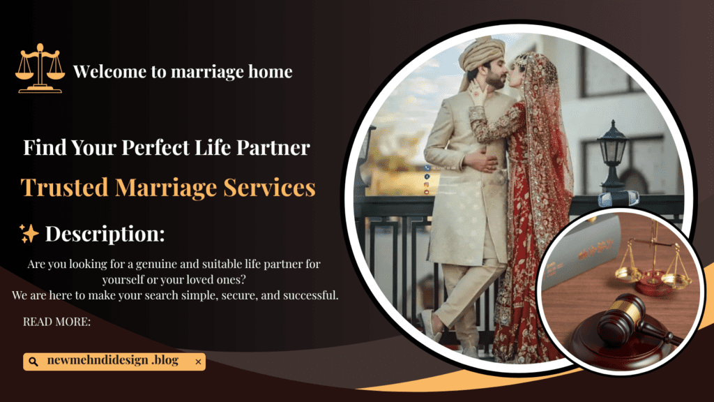 💍 Find Your Perfect Life Partner – Trusted Marriage Services