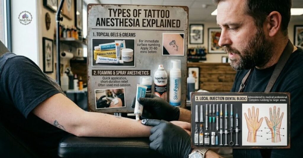 Types of Tattoo Anesthesia Explained