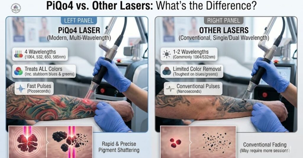 PiQo4 vs Other Tattoo Removal Lasers: What's the Difference?