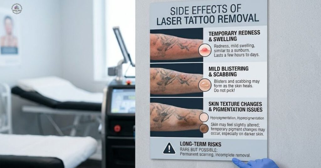 Side Effects of Laser Tattoo Removal